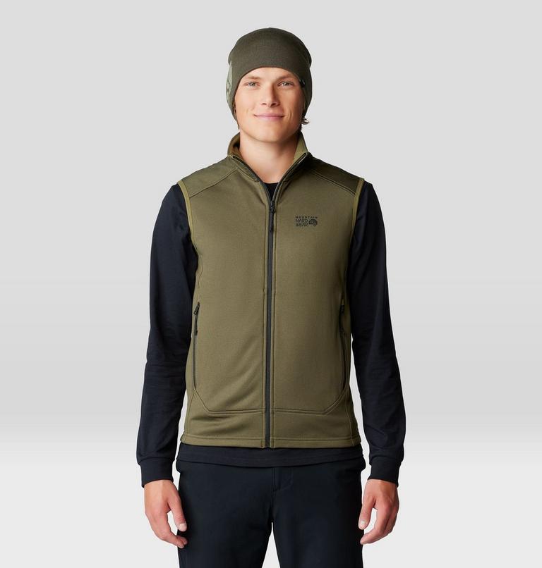 Men's Sendura Vest, Color: Combat Green Heather, image 1