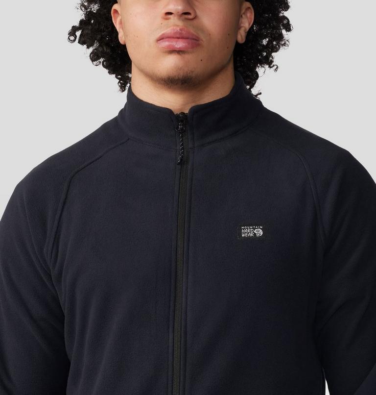 Men's Microchill Full Zip Jacket, Color: Black, image 4