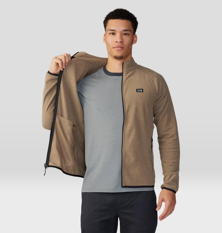 Men's Microchill Full Zip Jacket, Color: Trail Dust Heather, image 5