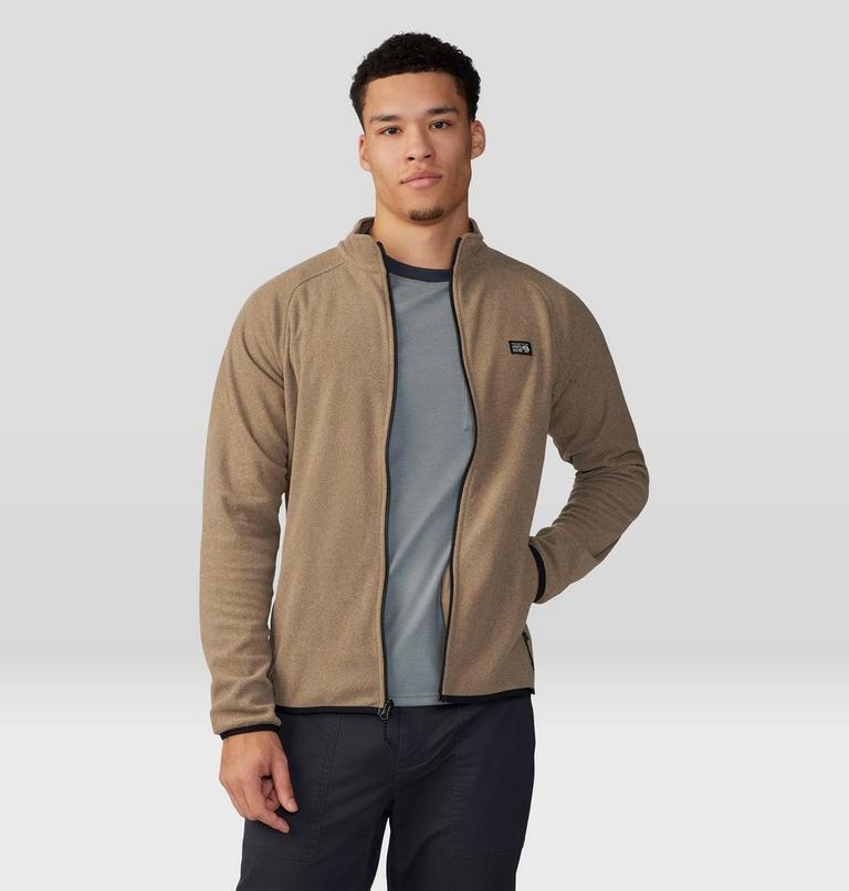 Men's Microchill Full Zip Jacket, Color: Trail Dust Heather, image 6