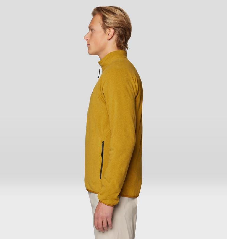 Men's Microchill Full Zip Jacket, Color: Olive Gold Heather, image 3