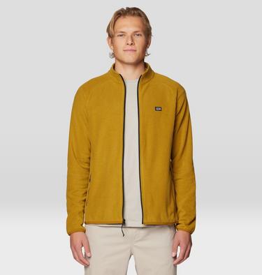Men's Microchill Full Zip Jacket, Color: Olive Gold Heather, image 12