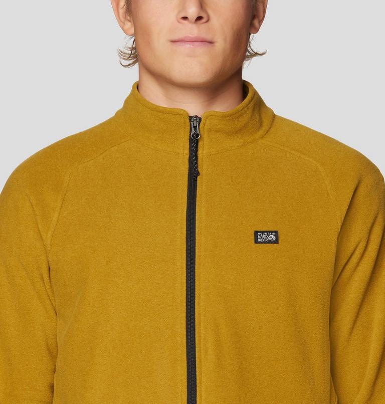 Men's Microchill Full Zip Jacket, Color: Olive Gold Heather, image 5