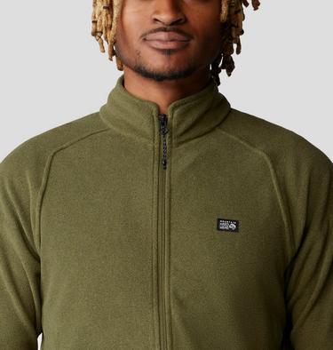 Men's Microchill Full Zip Jacket, Color: Combat Green Heather, image 16