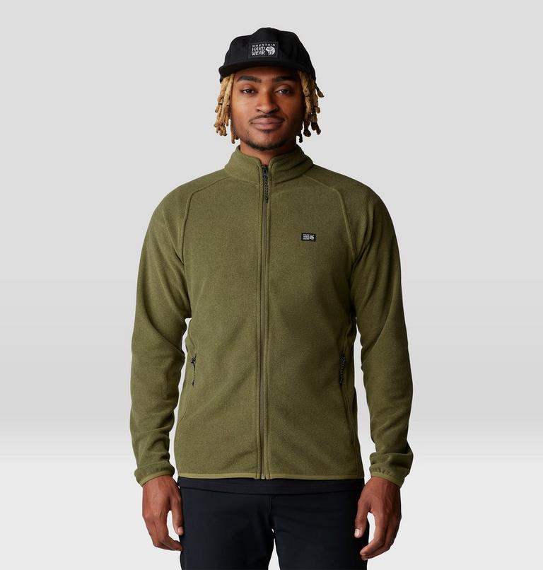 Men's Microchill Full Zip Jacket, Color: Combat Green Heather, image 1