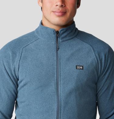 Men's Microchill Full Zip Jacket, Color: Moon Blue Heather, image 4