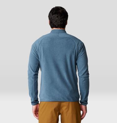 Men's Microchill Full Zip Jacket, Color: Moon Blue Heather, image 2