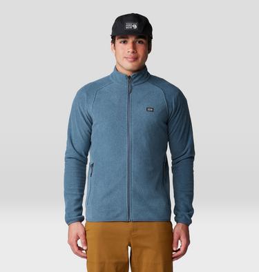 Men's Microchill Full Zip Jacket, Color: Moon Blue Heather, image 1