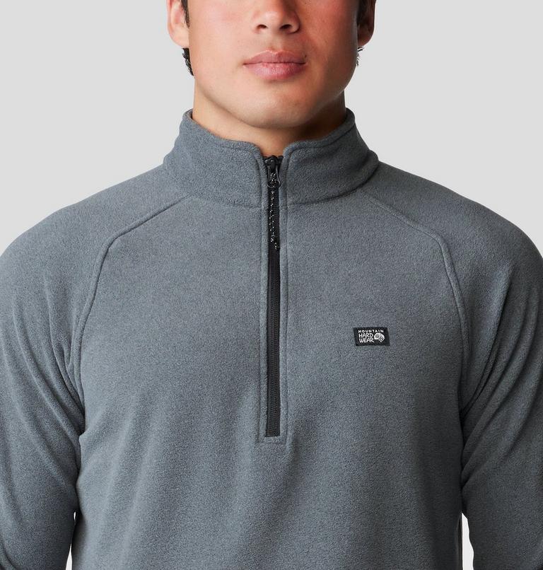 Men's Microchill 1/4 Zip Pullover, Color: Volcanic Heather, image 4