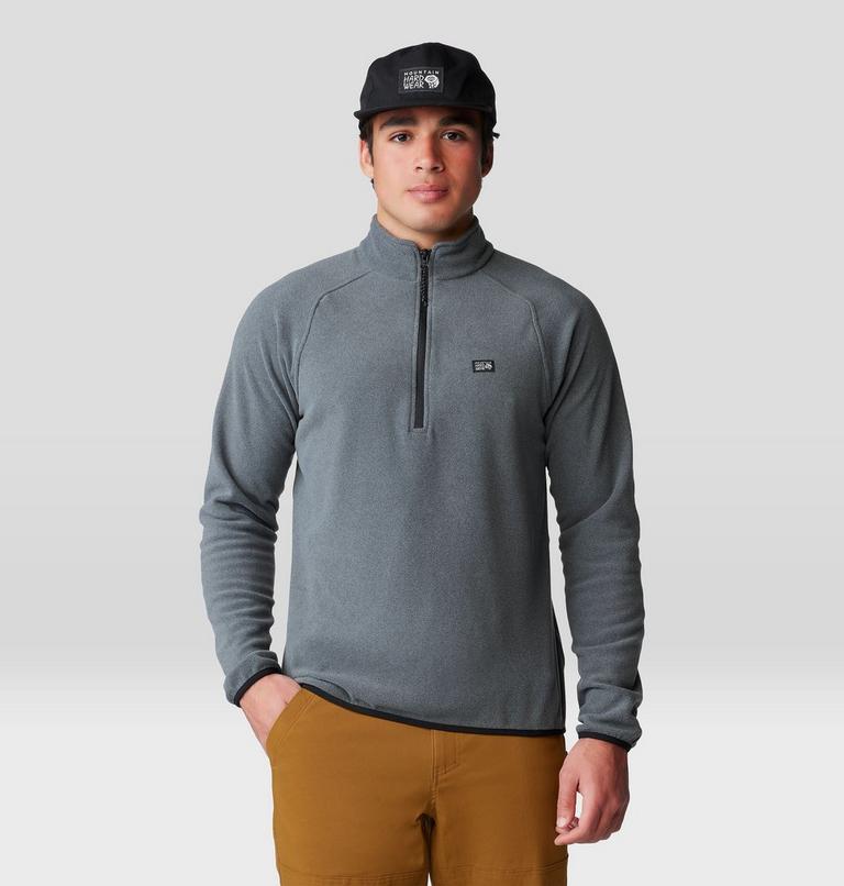 Men's Microchill 1/4 Zip Pullover, Color: Volcanic Heather, image 5