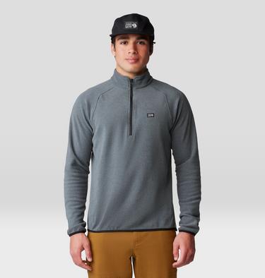 Men's Microchill 1/4 Zip Pullover, Color: Volcanic Heather, image 13
