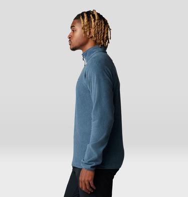 Men's Microchill 1/4 Zip Pullover, Color: Moon Blue Heather, image 3