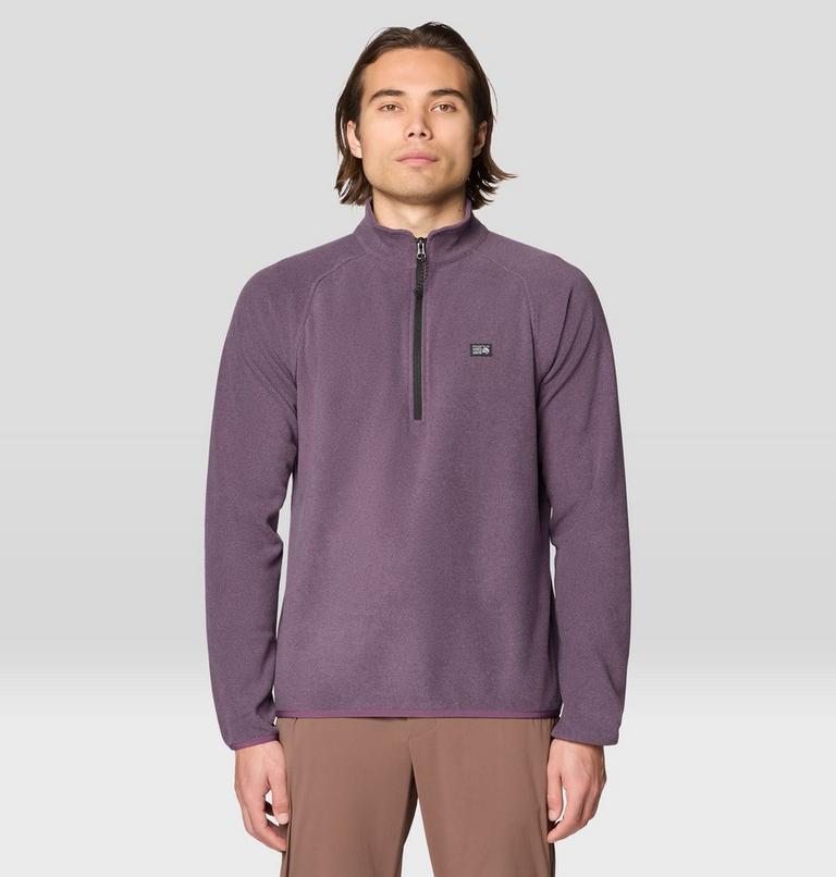 Men's Microchill 1/4 Zip Pullover, Color: Dusty Purple Heather, image 1