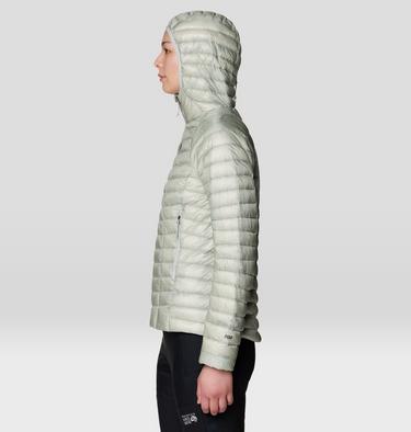 Women's Ghost Whisperer Hooded Down Jacket, Color: Gamma Grey, image 8