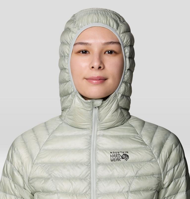 Women's Ghost Whisperer Hooded Down Jacket, Color: Gamma Grey, image 5