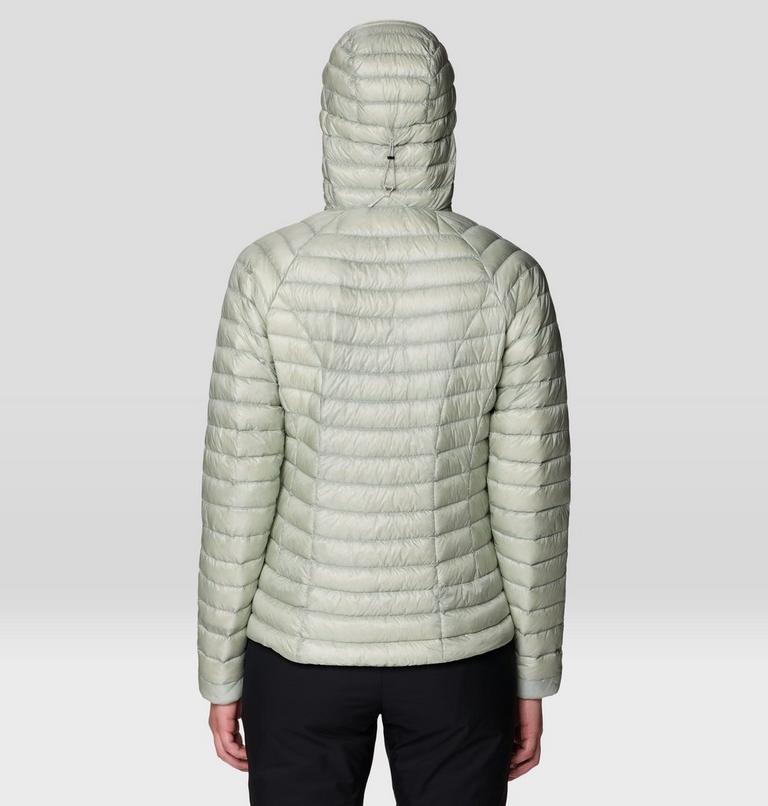 Women's Ghost Whisperer Hooded Down Jacket, Color: Gamma Grey, image 3