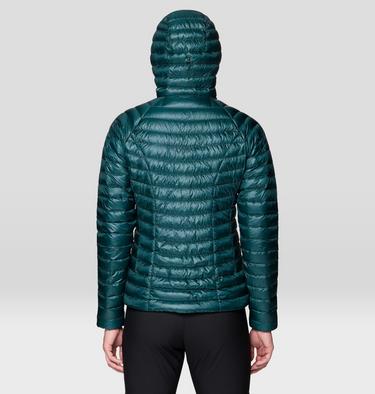 Women's Ghost Whisperer Hooded Down Jacket, Color: Aqua Green, image 6