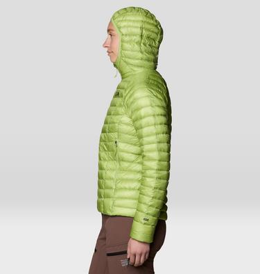Women's Ghost Whisperer Hooded Down Jacket, Color: Bright Lichen, image 19