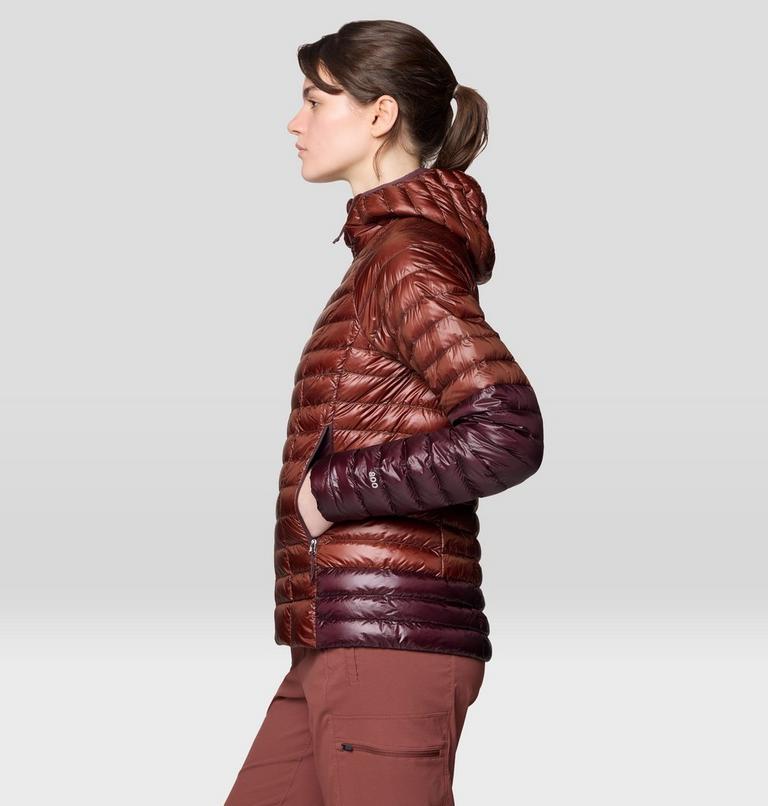 Women's Ghost Whisperer Hoody, Color: Bourbon Brown/Blackberry, image 3