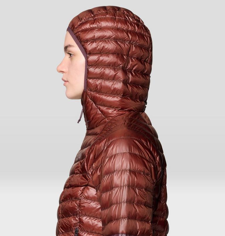 Women's Ghost Whisperer Hoody, Color: Bourbon Brown/Blackberry, image 6