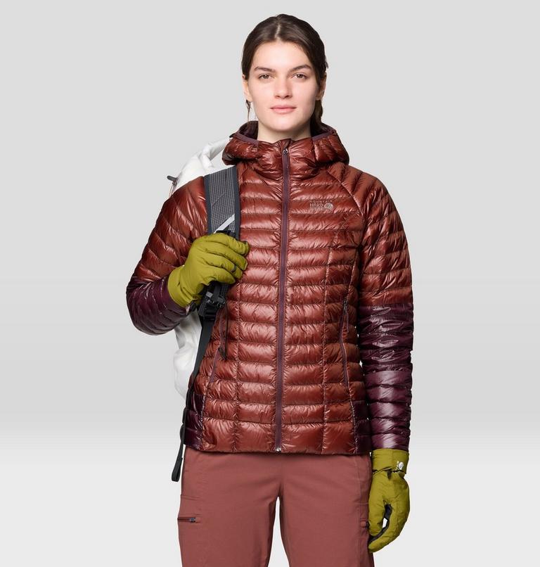 Women's Ghost Whisperer Hoody, Color: Bourbon Brown/Blackberry, image 10