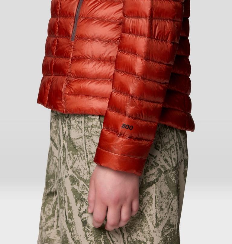 Women's Ghost Whisperer Hooded Down Jacket, Color: Mars Red, image 7