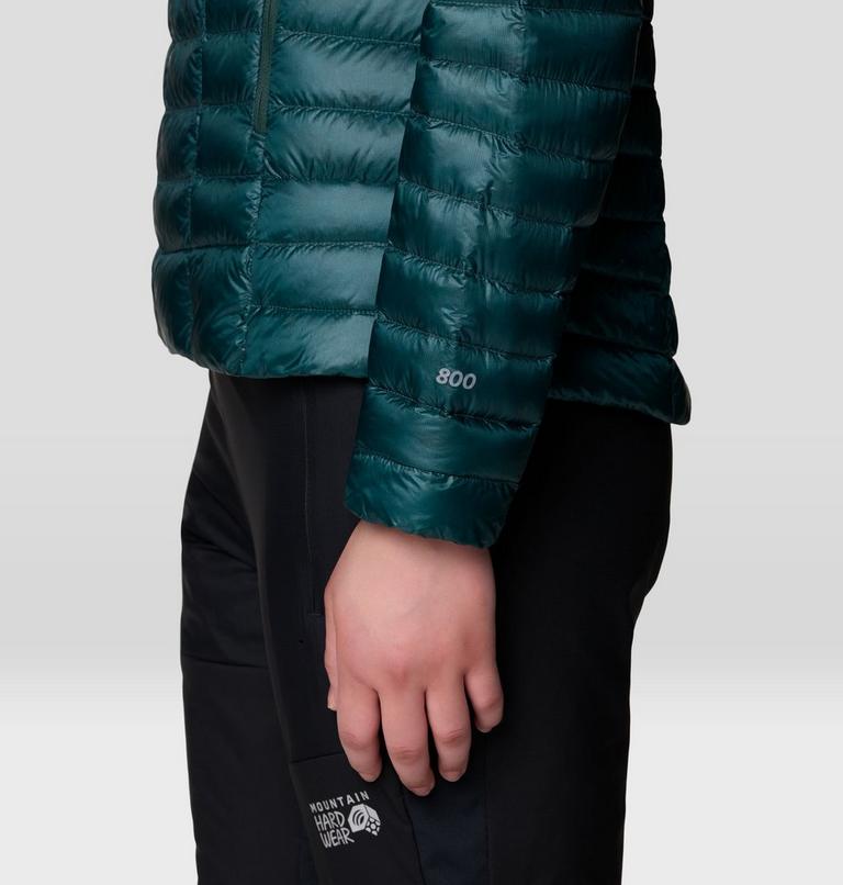 Women's Ghost Whisperer Down Jacket, Color: Aqua Green, image 5