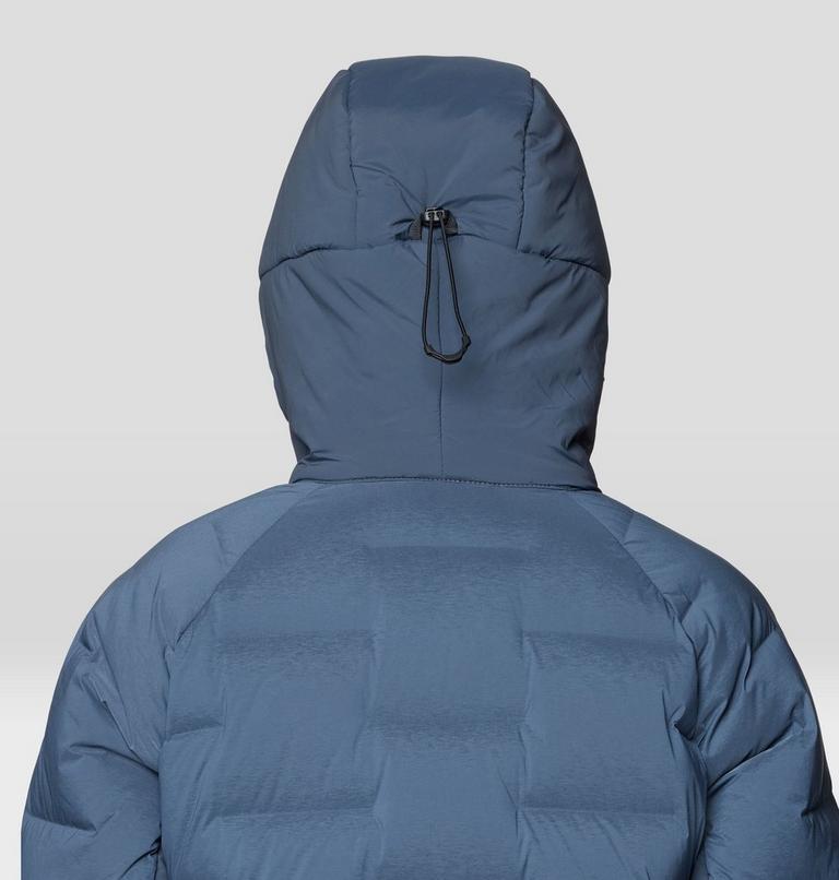 Women's Stretchdown Long Parka, Color: Moon Blue, image 8