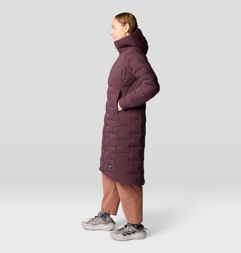 Women's Stretchdown Long Parka, Color: Blackberry, image 3