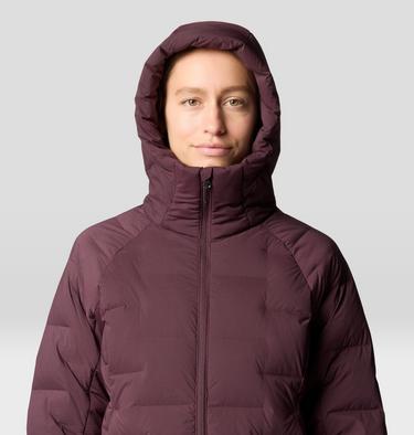 Women's Stretchdown Long Parka, Color: Blackberry, image 12