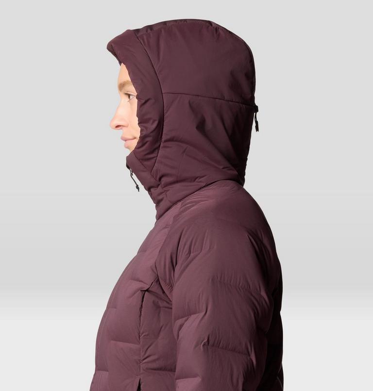 Women's Stretchdown Long Parka, Color: Blackberry, image 5