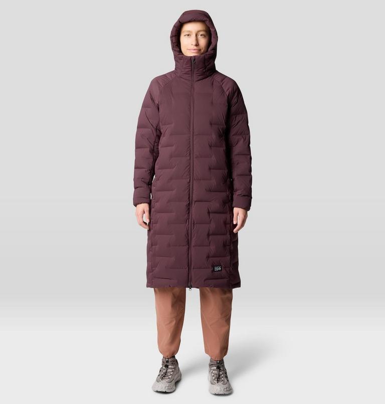 Women's Stretchdown Long Parka, Color: Blackberry, image 9
