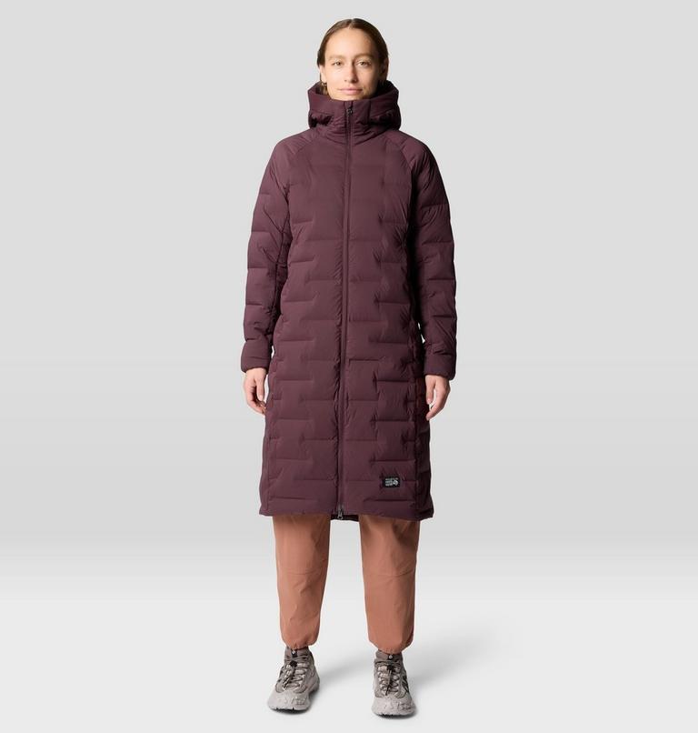Women's Stretchdown Long Parka, Color: Blackberry, image 10