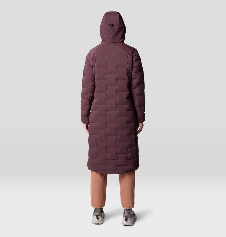 Women's Stretchdown Long Parka, Color: Blackberry, image 2