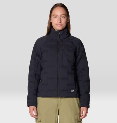 Women's Stretchdown High-Hip Jacket, Color: Black, image 8