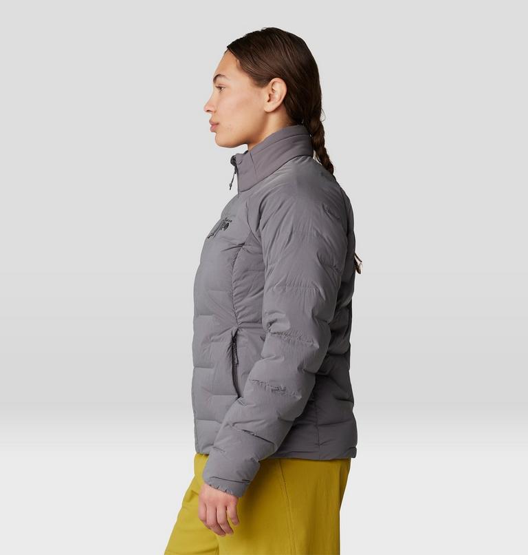 Women's Stretchdown High-Hip Jacket, Color: Sediment, image 3
