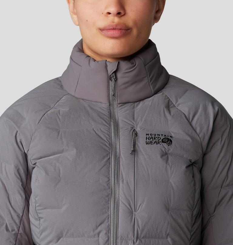 Women's Stretchdown High-Hip Jacket, Color: Sediment, image 4