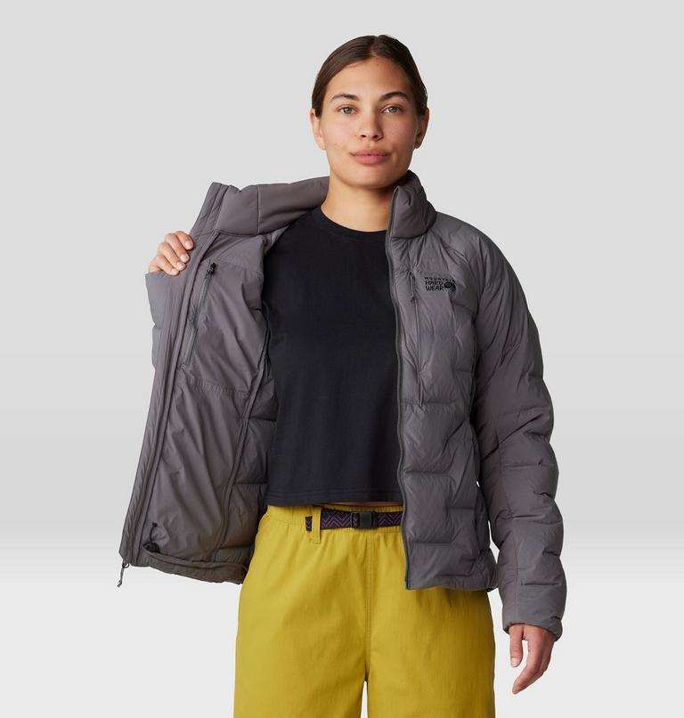 Women's Stretchdown High-Hip Jacket, Color: Sediment, image 5