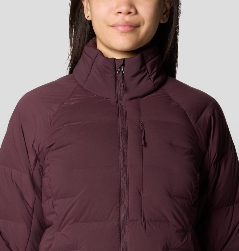 Women's Stretchdown High-Hip Jacket, Color: Blackberry, image 4