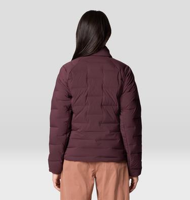 Women's Stretchdown High-Hip Jacket, Color: Blackberry, image 2