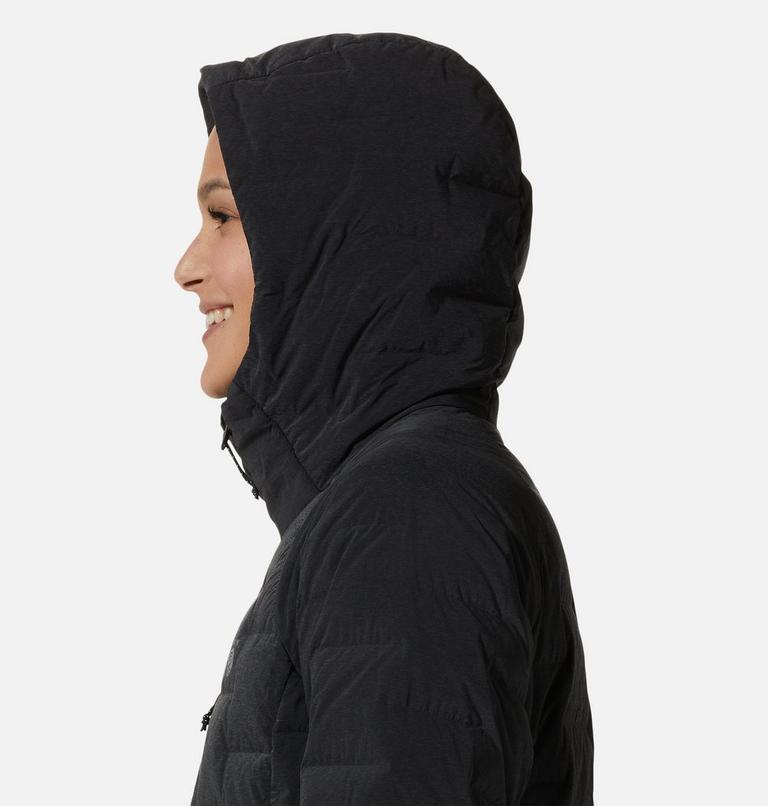 Women's Stretchdown Hoody, Color: Dark Storm Heather, image 4