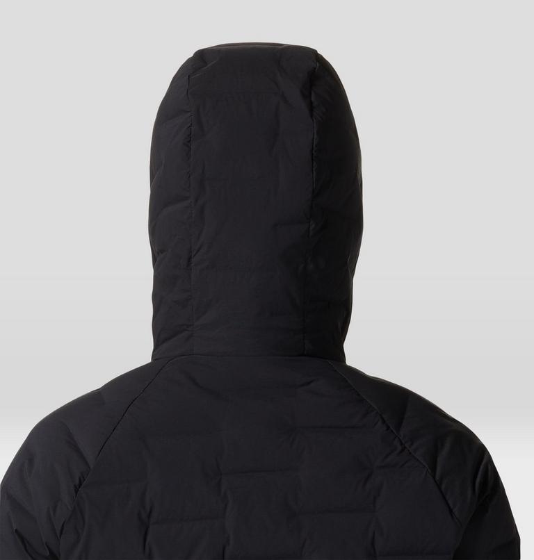 Women's Stretchdown Hoody, Color: Black, image 6