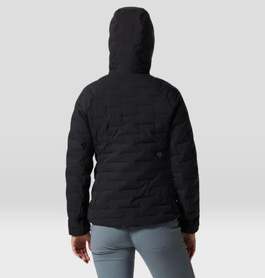 Women's Stretchdown Hoody, Color: Black, image 8