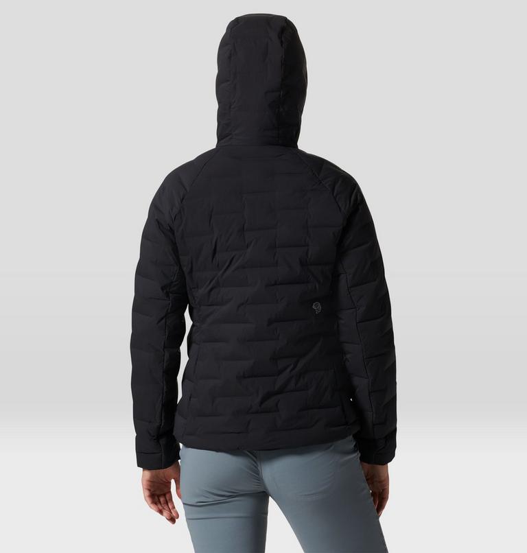 Women's Stretchdown Hoody, Color: Black, image 2