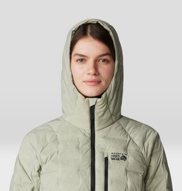 Women's Stretchdown Hoody, Color: White Sage, image 12