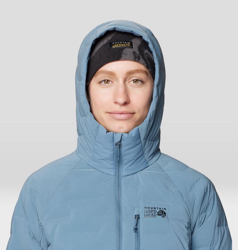 Women's Stretchdown Hoody, Color: Adriatic Blue Heather, image 8