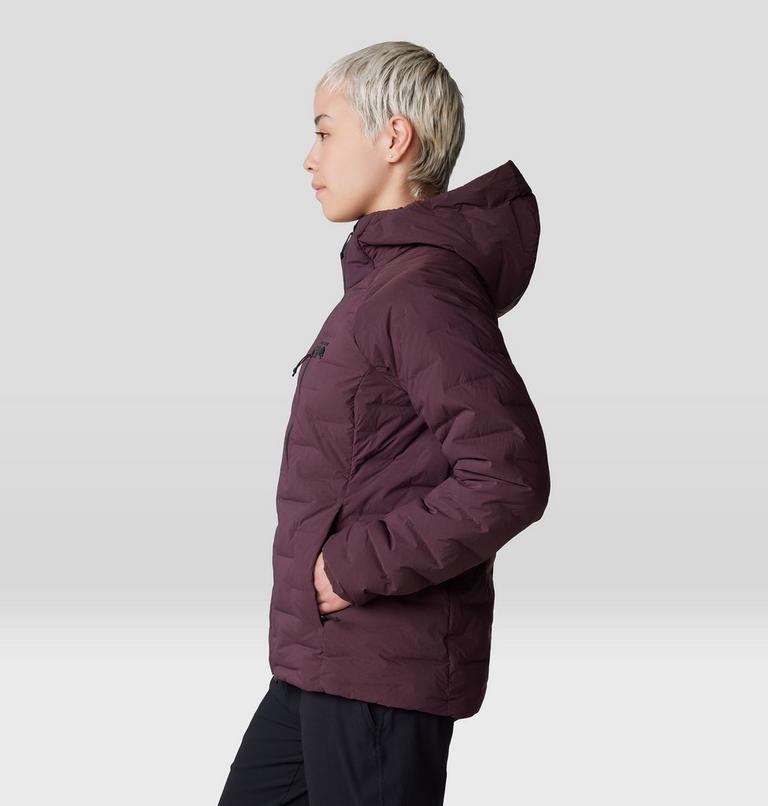 Women's Stretchdown Hoody, Color: Blackberry, image 3
