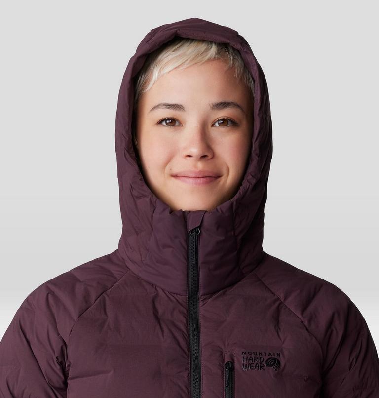 Women's Stretchdown Hoody, Color: Blackberry, image 4