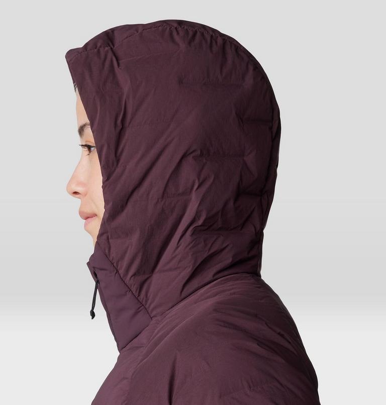 Women's Stretchdown Hoody, Color: Blackberry, image 5