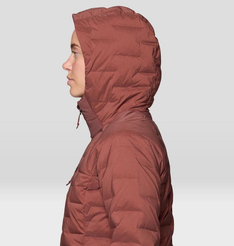 Women's Stretchdown Hoody, Color: Bourbon Brown, image 6